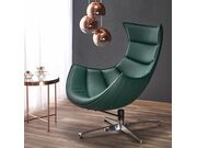Кресло HALMAR LUXOR зеленый/хром..