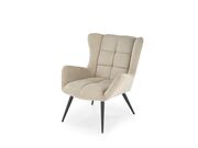 Кресло HALMAR BYRON бежевый/черный..