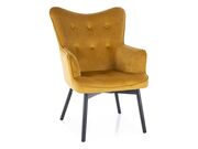 Кресло SIGNAL CARMEN Velvet Bluvel 68 карри/ч..