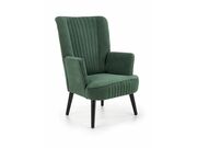 Кресло HALMAR DELGADO темно-зеленый/черный..