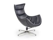 Кресло HALMAR LUXOR черный/хром..