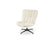 Кресло HALMAR FOFANA кремовый/черный..