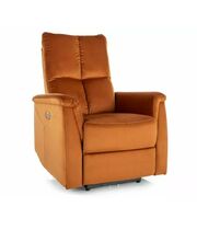 Кресло SIGNAL NEPTUN Velvet Bluvel 4215 раскладное, корица