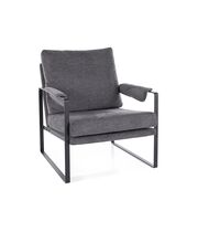 Кресло SIGNAL FOCUS Brego 18 темно-серый/черный мат