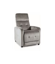 Кресло SIGNAL OTUS Velvet Bluvel 14 раскладное, серый