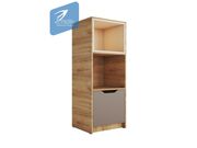 Стеллаж МК Стиль RICH СЖ-002 дуб Крафт золото..