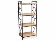 Стеллаж SIGNAL TABLO R4 дуб/т.коричневый, 140..