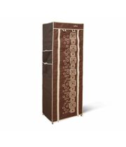 Стеллаж Sheffilton SHT-SS15-P черный/коричнево-бежевый