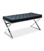 Скамья SIGNAL ONYX черный/хром, 100/46/48