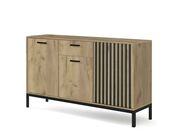 Комод HALMAR LAMINO KM-1 дуб крафт/черный..