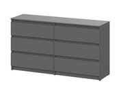 Комод NN Мебель (МС Денвер К) Серия 2 Графит ..