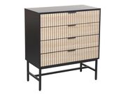 Комод SIGNAL MAGO K2 дуб/черный мат..