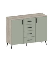 Комод САНТАН Юми КМ-3504 Дуб серый/Эвкалипт