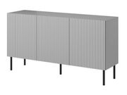 Комод HALMAR ASENSIO KM-1 светло-серый/черный..