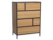 Комод SIGNAL GEO K6 дуб/черный..