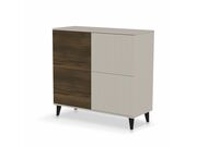 Комод HALMAR RANDOM 2 KM-2 кашемир/орех/черны..