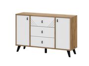 Комод NN Мебель (МС Байкал К) Дуб Золотой/Бел..