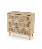 Комод HALMAR BORNEO KM-2 дуб артизан/черный