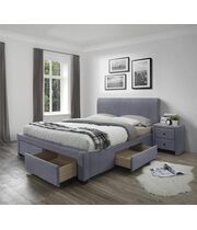 Кровать HALMAR MODENA 3 серый, 160/200