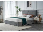 Кровать HALMAR BECKY светло-серый, 160/200..