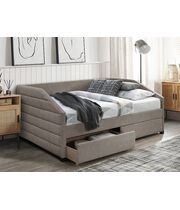 Кровать SIGNAL NADIA Velvet tap. 228 бежевый, 120/200