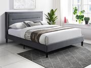 Кровать SIGNAL MALAGA Velvet Bluvel 14 серый/..