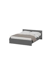 Кровать NN Мебель (МС Денвер К) Графит серый, 160/200