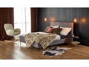 Кровать HALMAR FRANCESCA светло-серый/черный,..