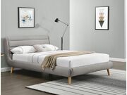 Кровать HALMAR ELANDA светло-серый/натуральны..