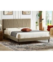 Кровать SIGNAL SAVANA Velvet Bluvel 28 бежевый, 140/200