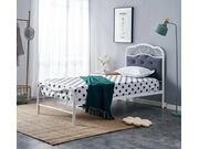 Кровать HALMAR FABRIZIA серый/белый, 90/200..