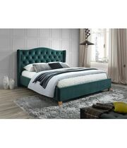 Кровать SIGNAL ASPEN Velvet Bluvel 78 зеленый/дуб 160/200