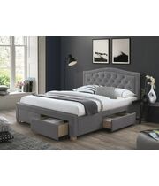 Кровать SIGNAL ELECTRA Velvet tap. 142 серый, 160/200