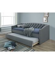 Кровать SIGNAL ALESSIA tap. 23 серый/дуб, 90/200