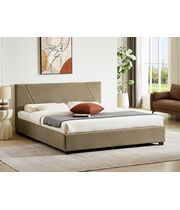 Кровать SIGNAL COLUMBIA Velvet Bluvel 28 бежевый, 140/200