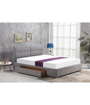 Кровать HALMAR MERIDA светло-серый, 160/200