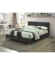 Кровать SIGNAL SIERRA tap. 150 серый/дуб, 160/200