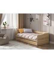 Кровать NN Мебель КР 1 Серия 2 Дуб Сонома
