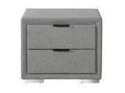 Тумба прикроватная HALMAR LEVANTER серый/серы..
