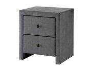 Тумба прикроватная HALMAR PRIMA 3 серый/серый..