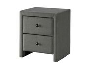Тумба прикроватная HALMAR PRIMA-2 серый/серый..