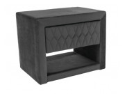 Тумбочка прикроватная SIGNAL AZURRO Velvet Bl..