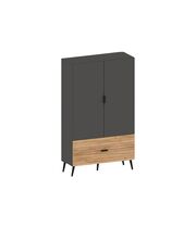 Шкаф САНТАН Ома ШК-3624 Графит/Дуб Тортуга