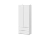 Шкаф NN Мебель (МС Денвер К) Серия 2 Белый, д..