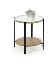 Стол журнальный HALMAR KAMALA S натуральный/черный