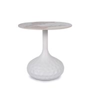 Стол журнальный SIGNAL SALO B белый/белый 50/49