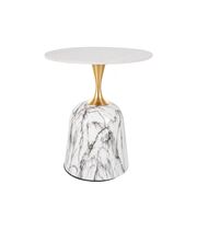 Стол журнальный SIGNAL FAMA белый/белый 50/59