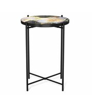 Стол журнальный Sheffilton SHT-CT8-3 черный алмаз/черный муар