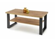 Стол журнальный HALMAR VENOM U дуб вотан/черн..