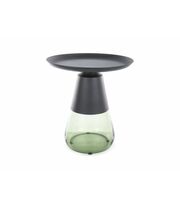 Стол журнальный SIGNAL TIFFANY A черный/зеленый, 50/52